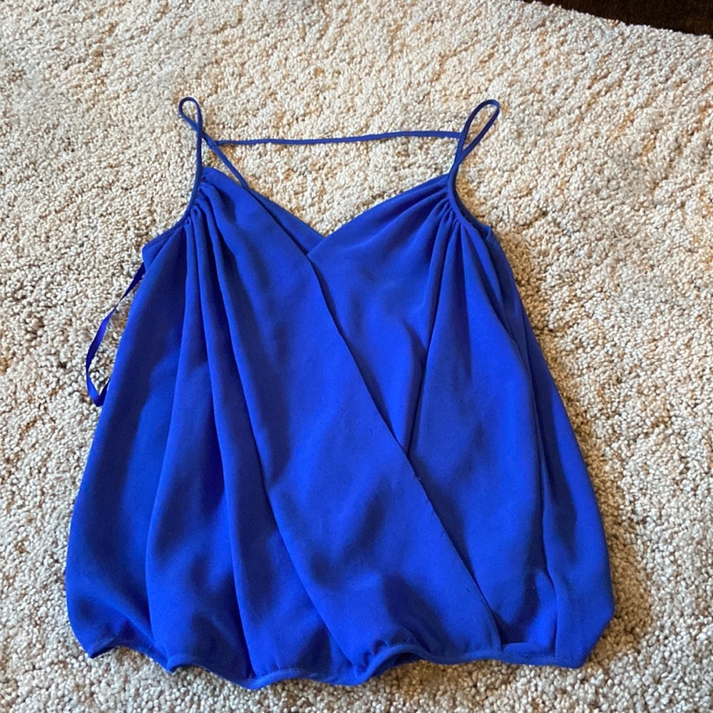 Beautiful blue tank top